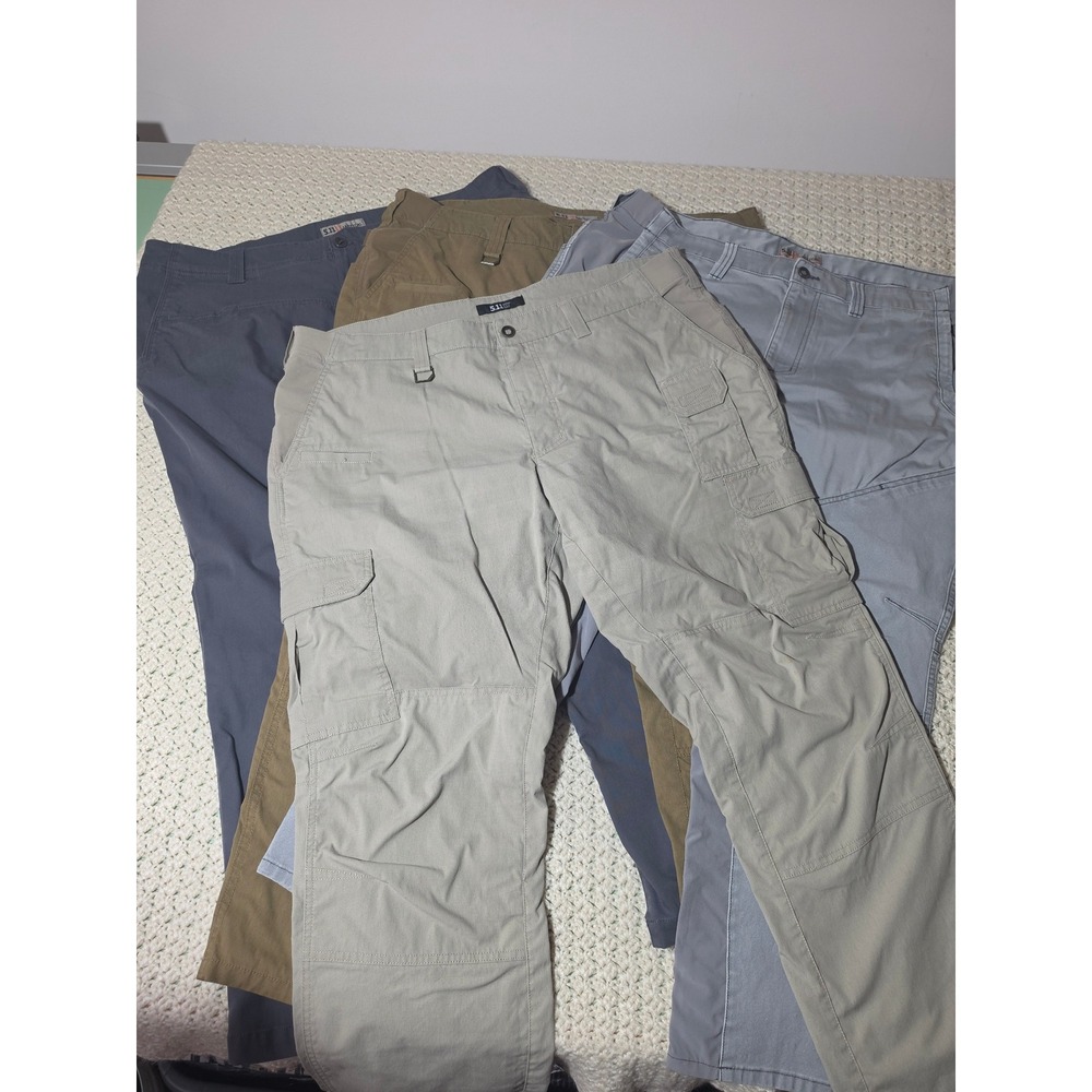 5.11 Tactical Pants Mens 40x30 Bundle 4pk Multi Color Excellent Cargo Utility